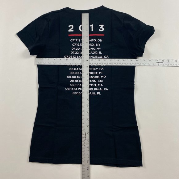 Justin Timberlake Jay Z Legends of Summer '13 Stadium Tour T Shirt Womens Medium - Picture 5 of 7